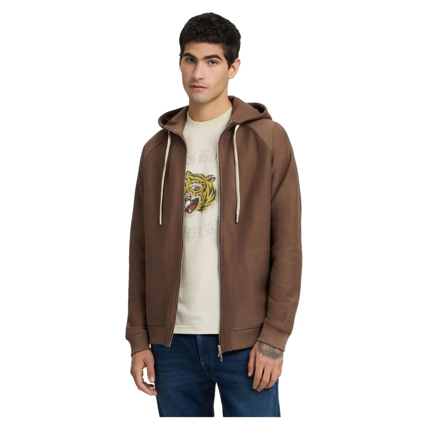 REPLAY JACKET FLEECE DI COTONE