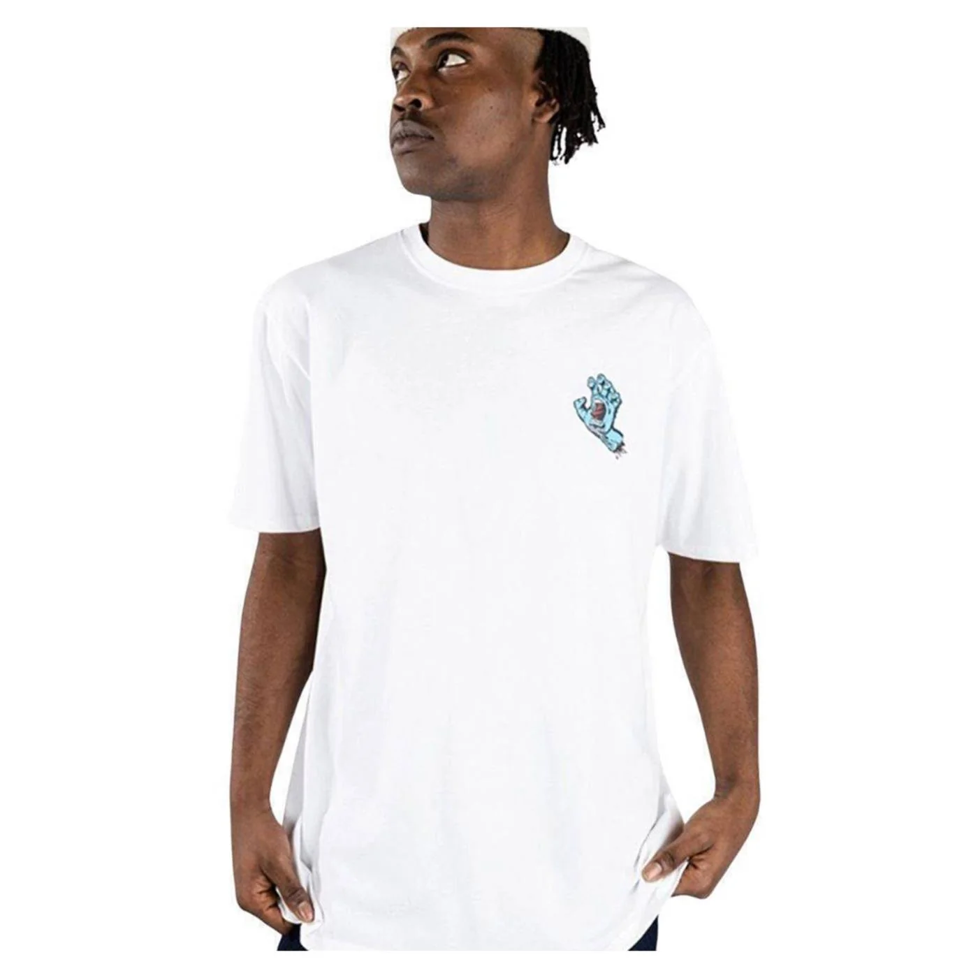 SANTA CRUZ SCREAMING HAND CHEST TEE — Animasportiva
