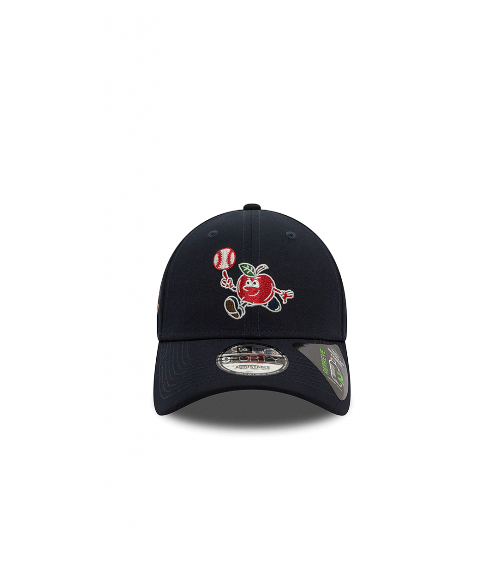 CAPPELLO NEW ERA 9FORTY BASEBALL APPLE REPREVE NERO UNISEX
