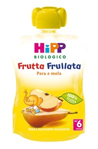 HIPP BIO FRUTTA FRULLATA MELA/PERA 90G
