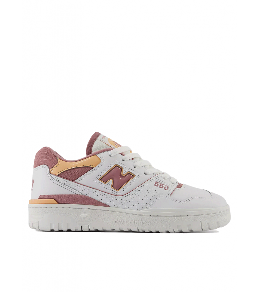 SHOES NEW BALANCE BB550 WHITE PINK WOMEN