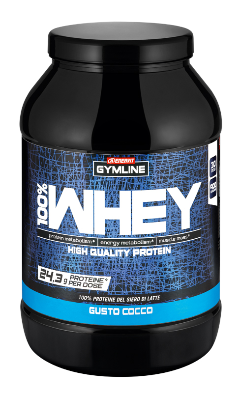 GYMLINE 100%WHEY CONC.COC.900G