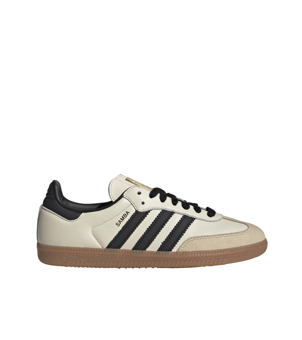 SHOES ADIDAS SAMBA OG BEIGE BLACK WOMEN
