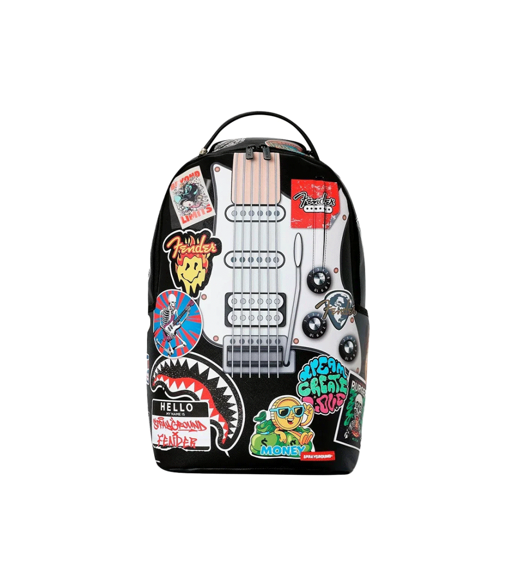 ZAINO SPRAYGROUND FENDER GUITAR NERO UNISEX