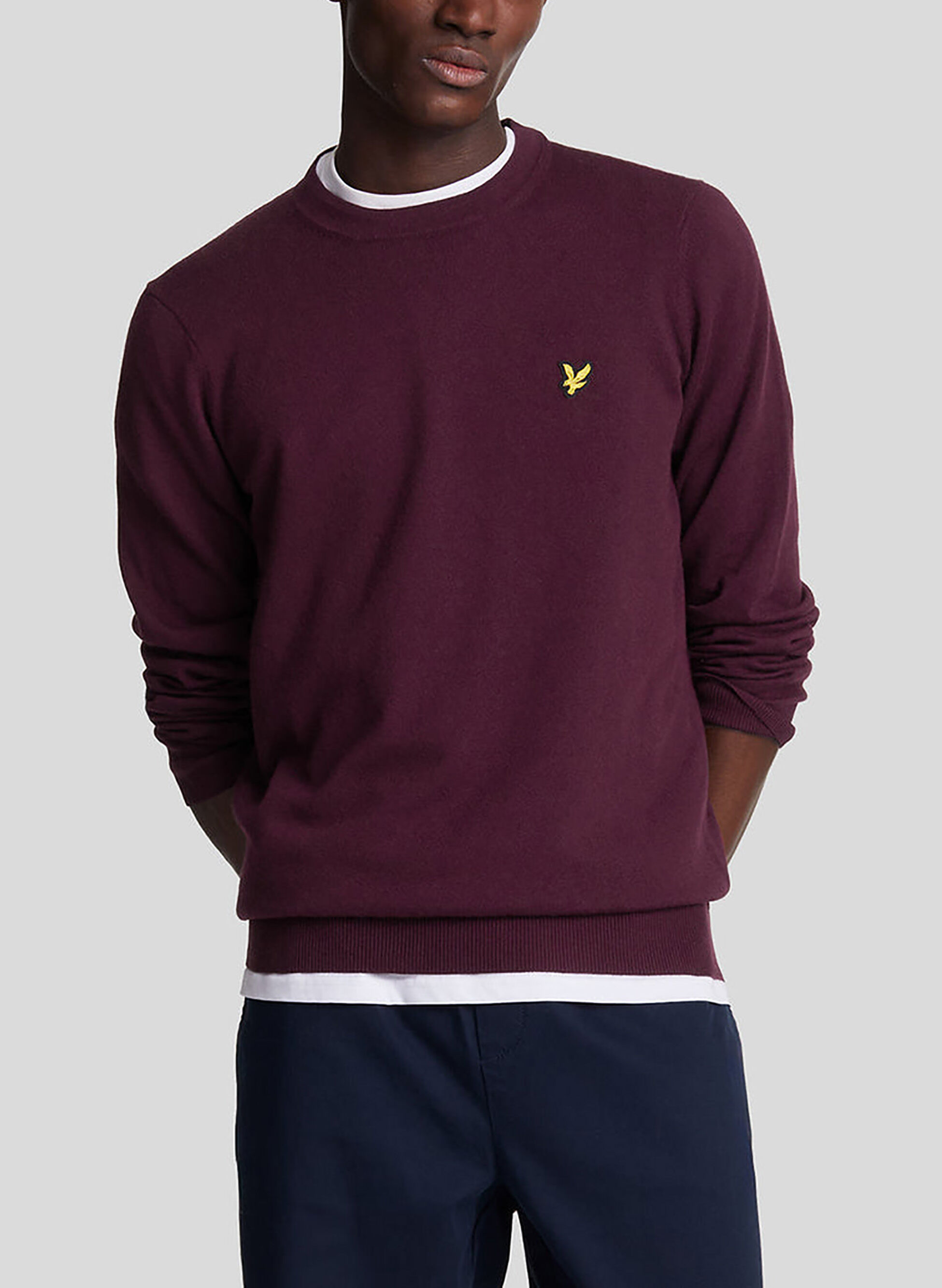 MAGLIONE GIROCOLLO CON LOGO