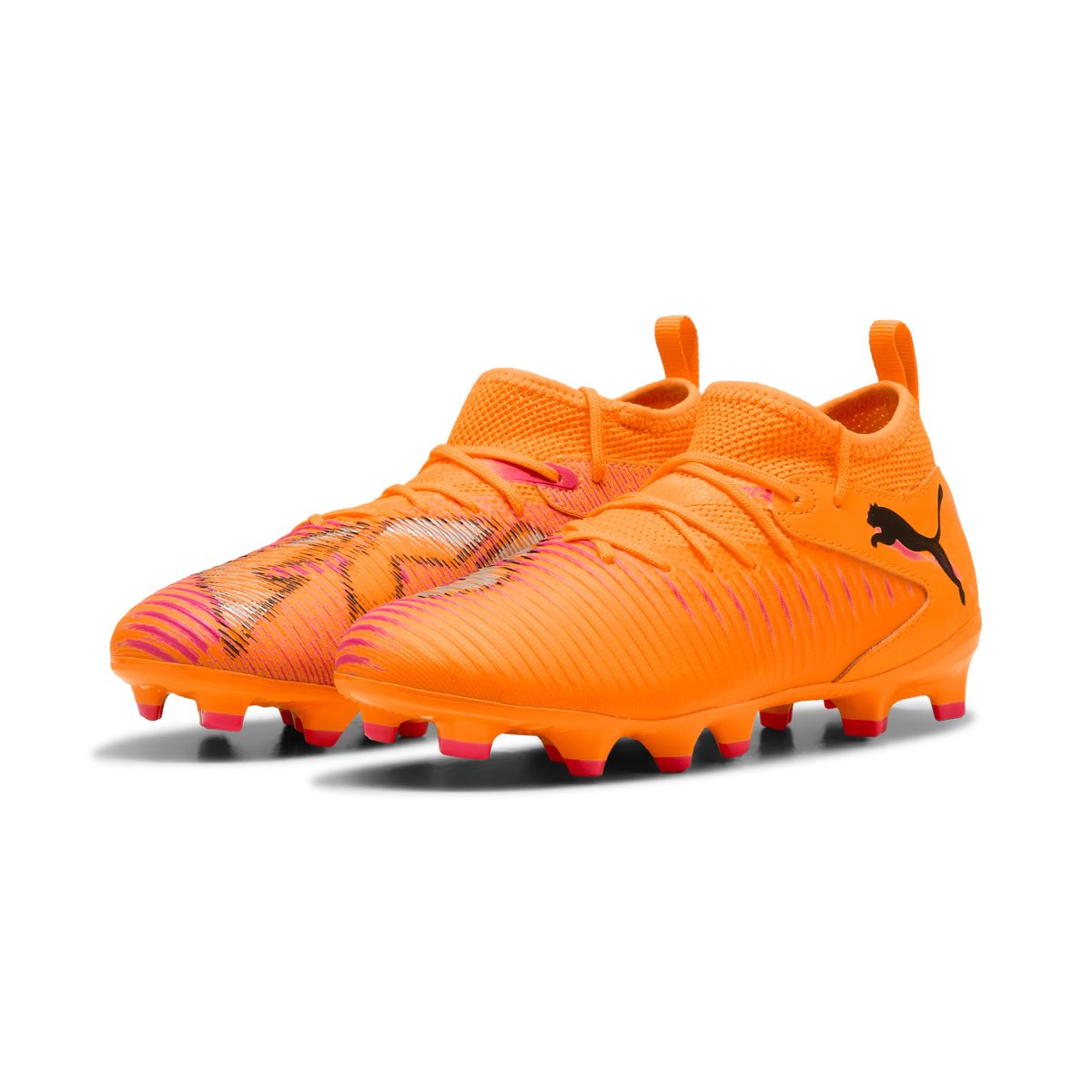 PUMA FUTURE 8 MATCH FG/AG JUNIOR HEAT FIRE/BLACK/RAVISH