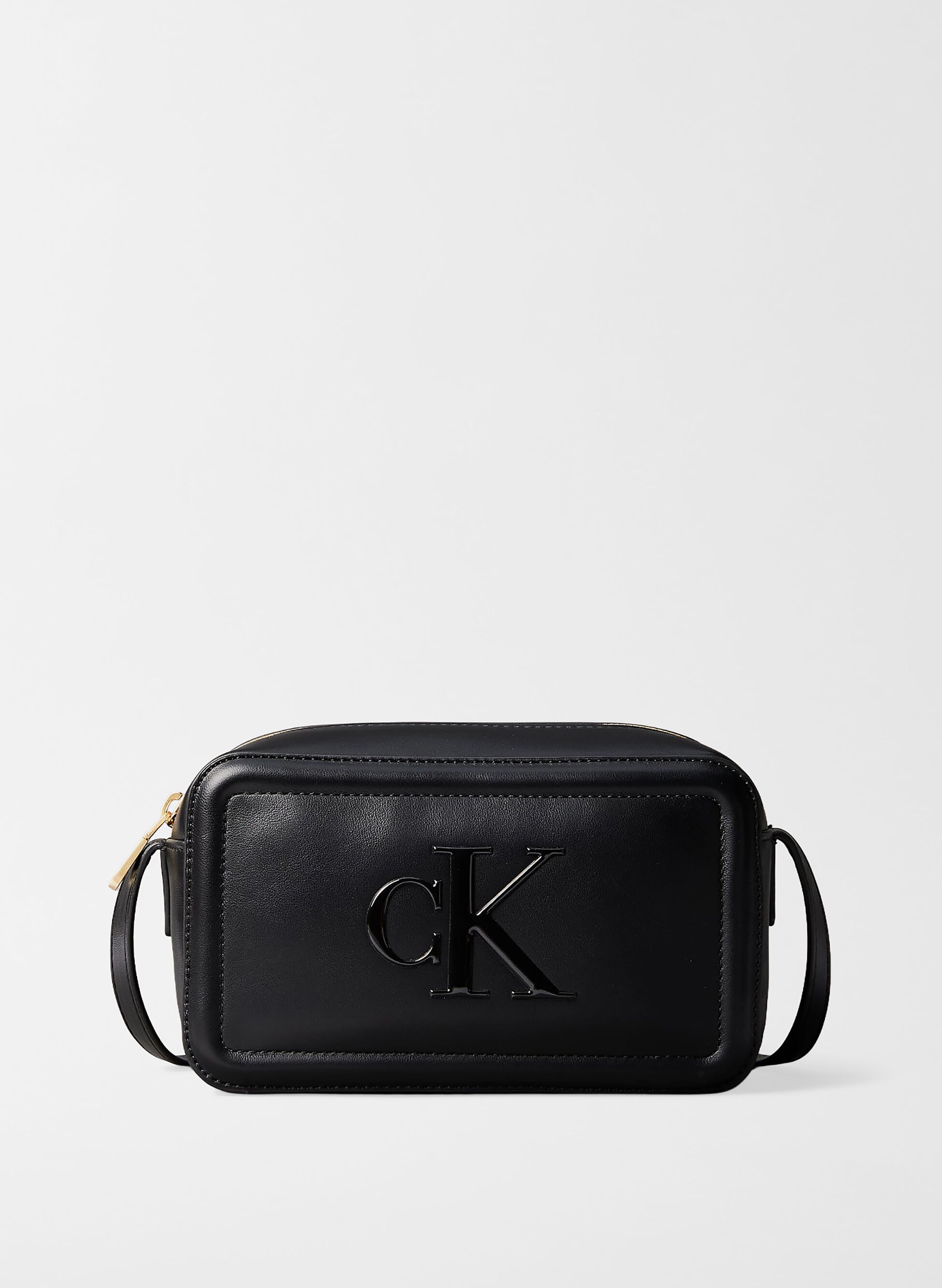 BORSA PER FOTOCAMERA CON MONOGRAMMA STAMPATO