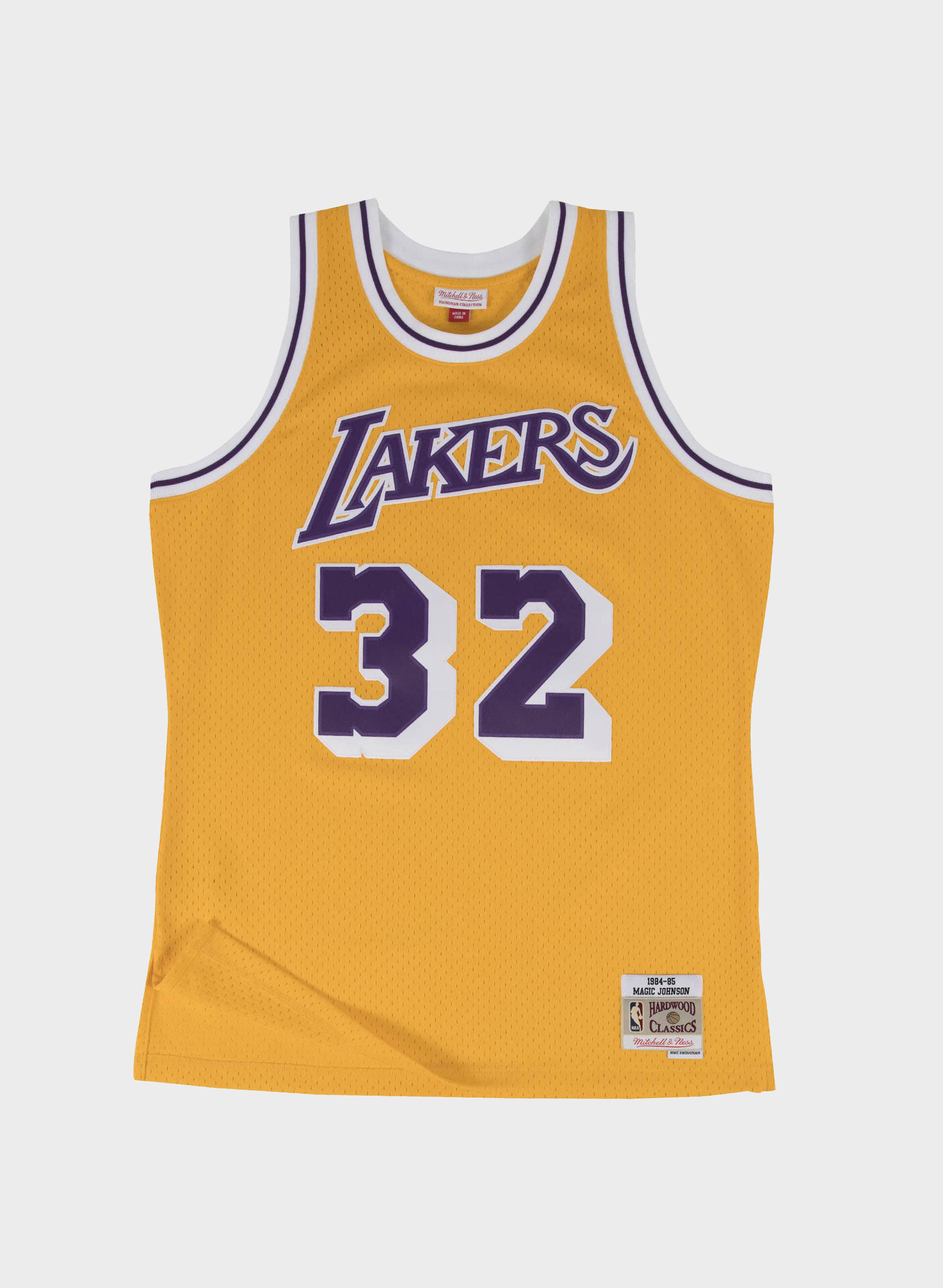 CANOTTA SWINGMAN JERSEY LOS ANGELES LAKERS HOME 1984-85 MAGIC JOHNSON