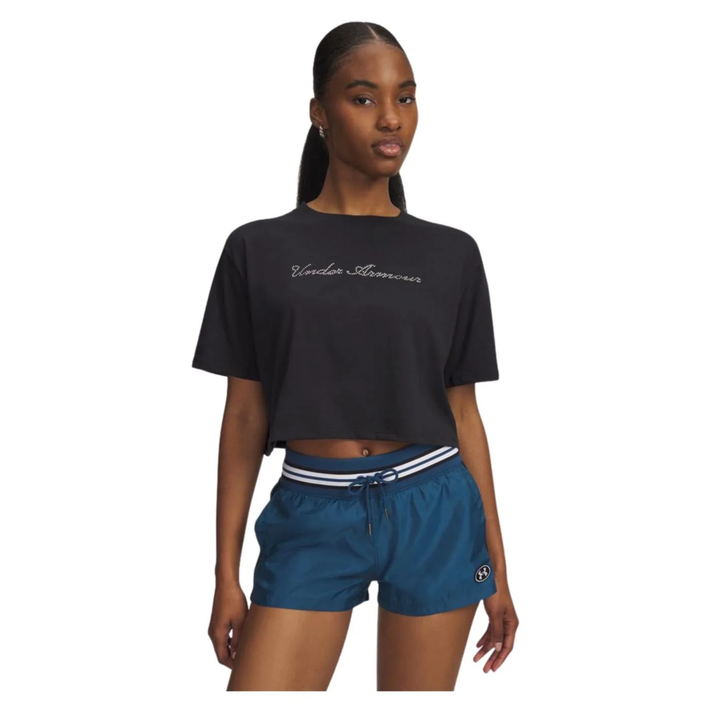 UNDER ARMOUR W WM CROP SS TEE — Animasportiva