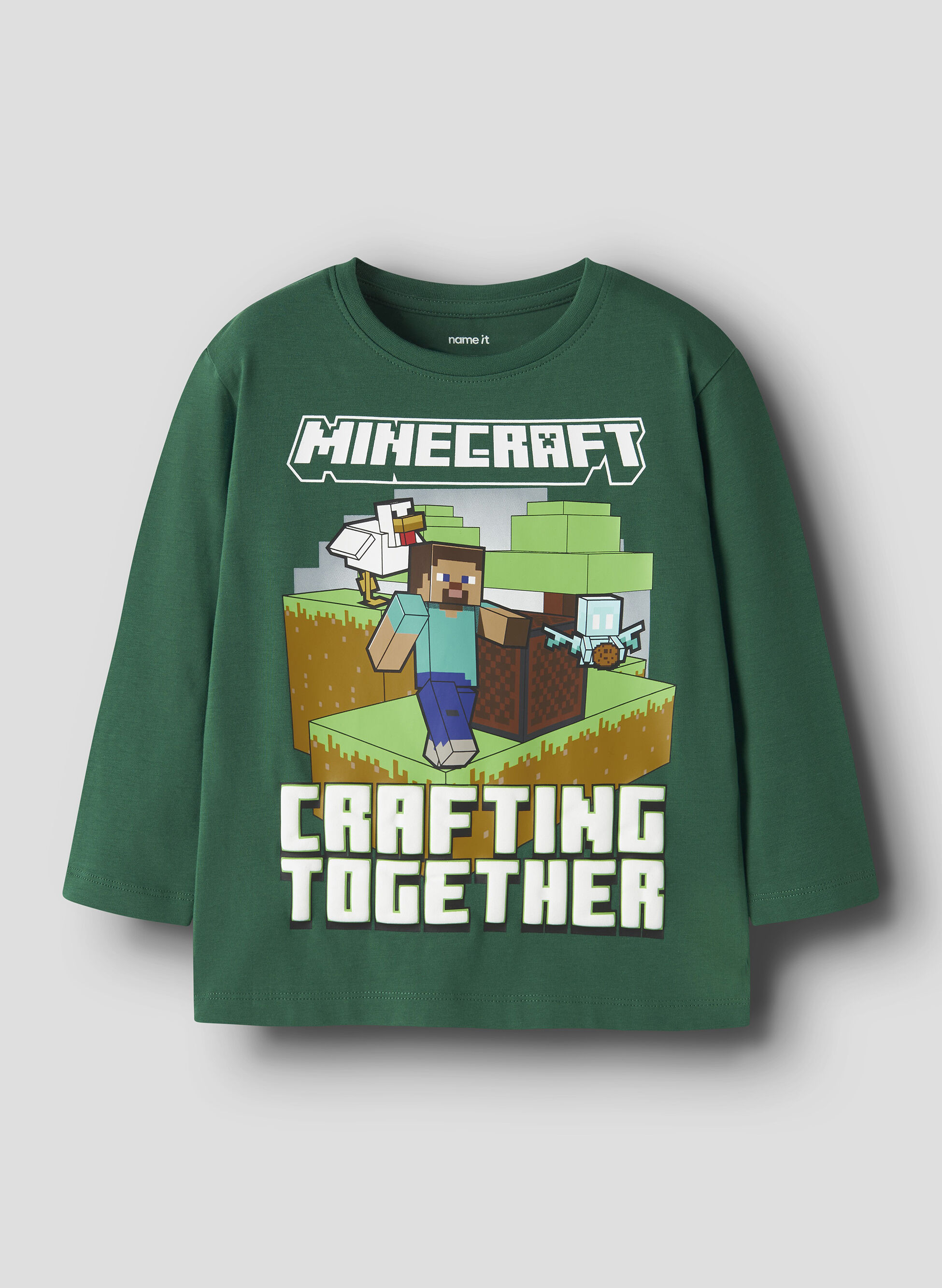 T-SHIRT SYVER STAMPA MINECRAFT BAMBINO — Sport85