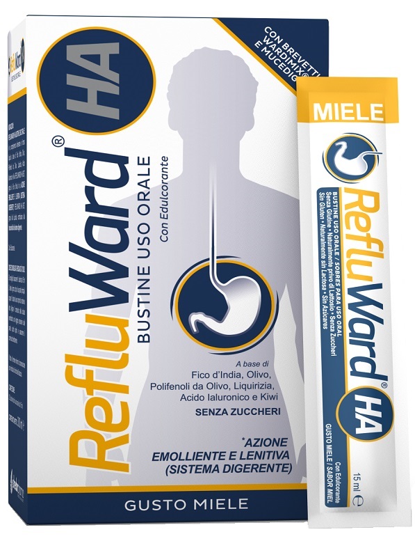 REFLUWARD HA 20 BUSTINE - INTEGRATORE PER LA FUNZIONALITÀ DEL SISTEMA DIGERENTE