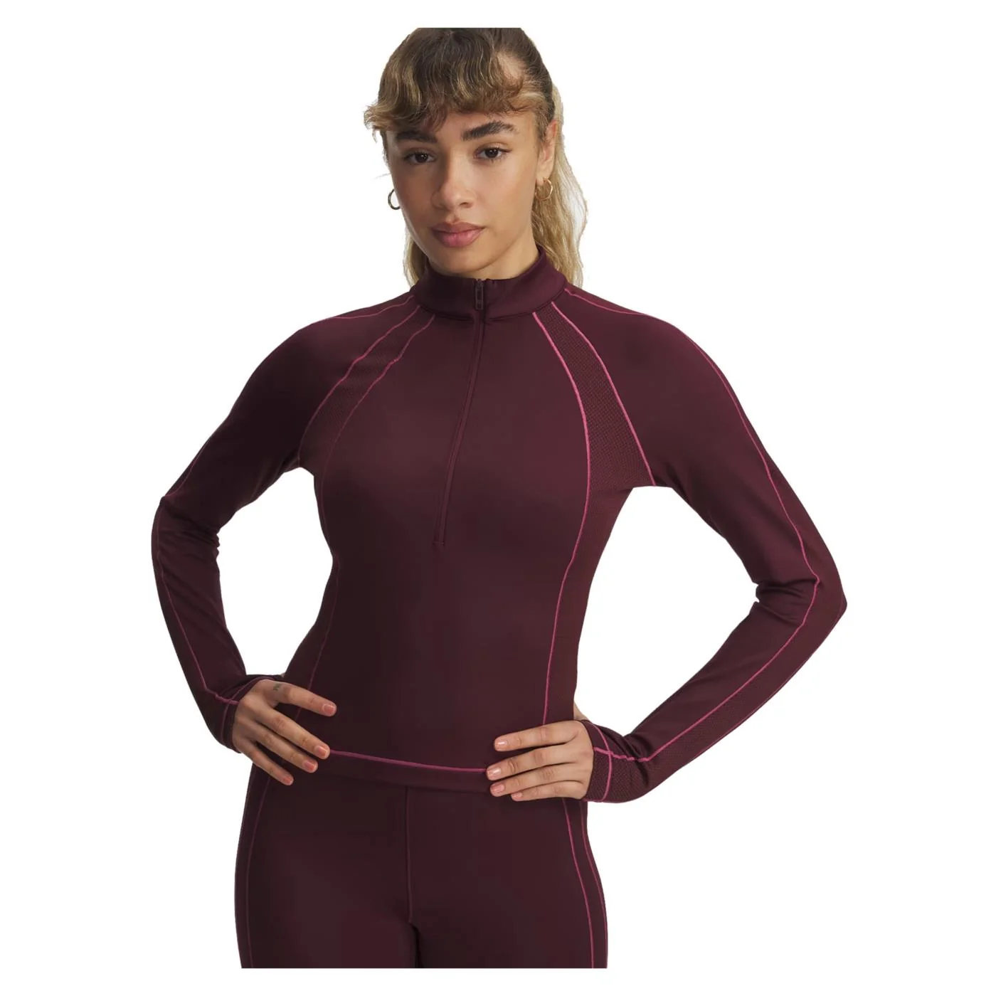 UNDER ARMOUR W COLDGEAR NOVELTY HZ TEE — Animasportiva