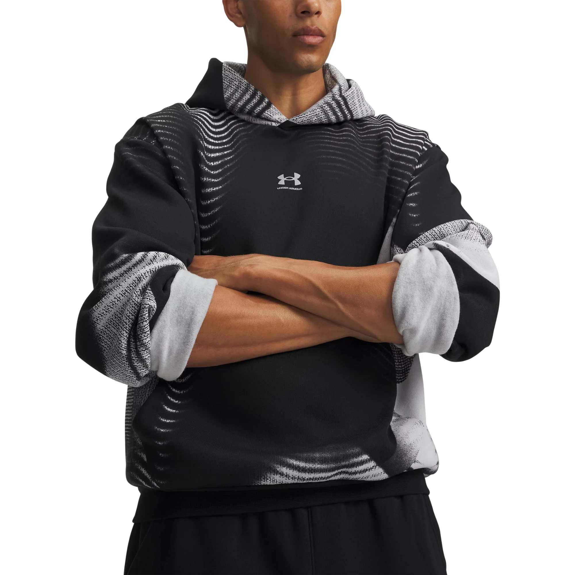 UNDER ARMOUR ICON FLEECE PRINTED HOODY