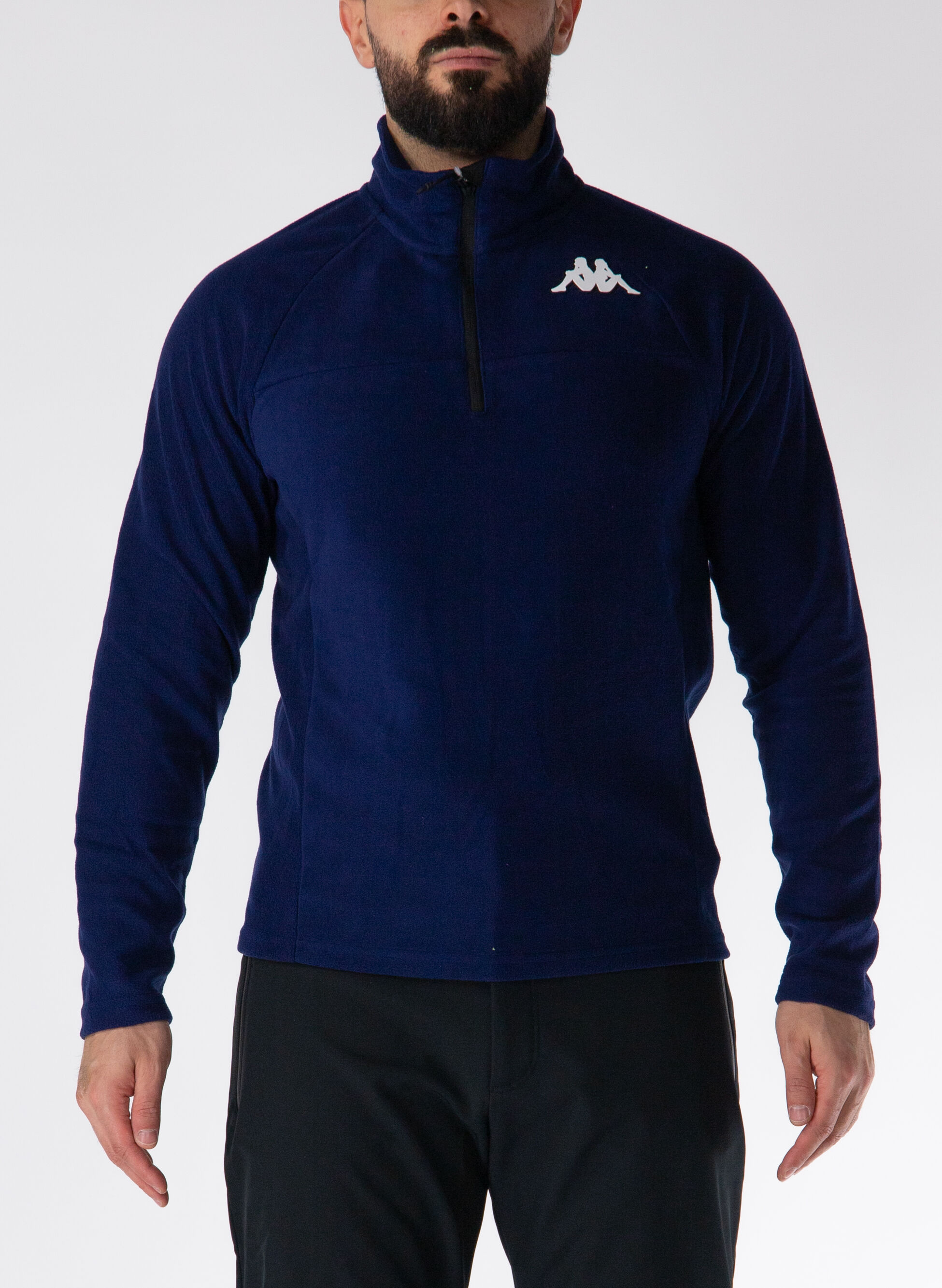 FELPA HALF ZIP IN PILE 8CENTO