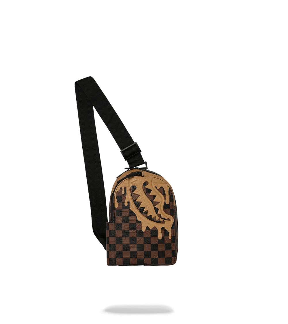 SHOULDER BAG SPRAYGROUND HENNY MELT BROWN UNISEX