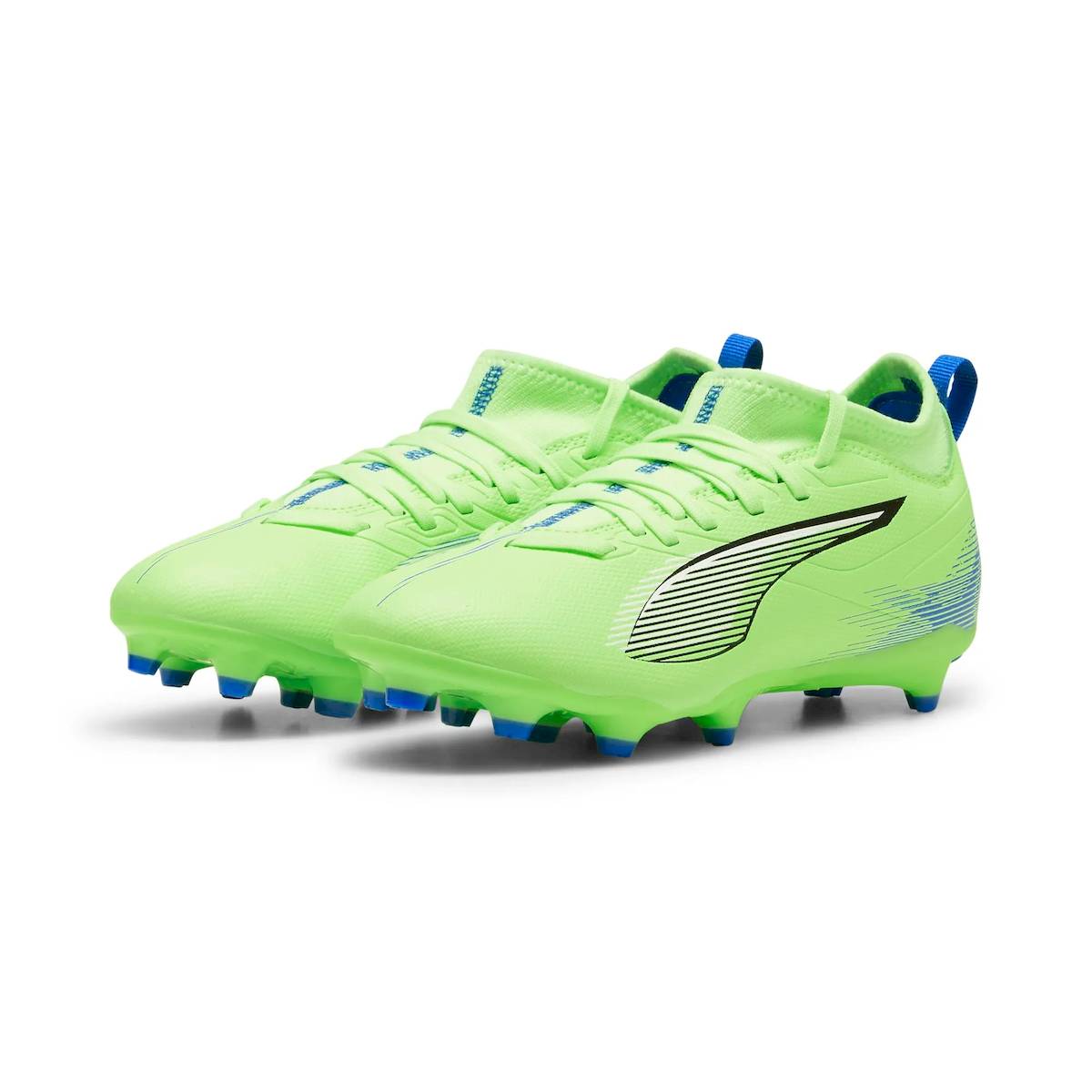 PUMA ULTRA 5 MATCH FG/AG JR FIZZY APPLE-PUMA WHITE-BLUEMAZING