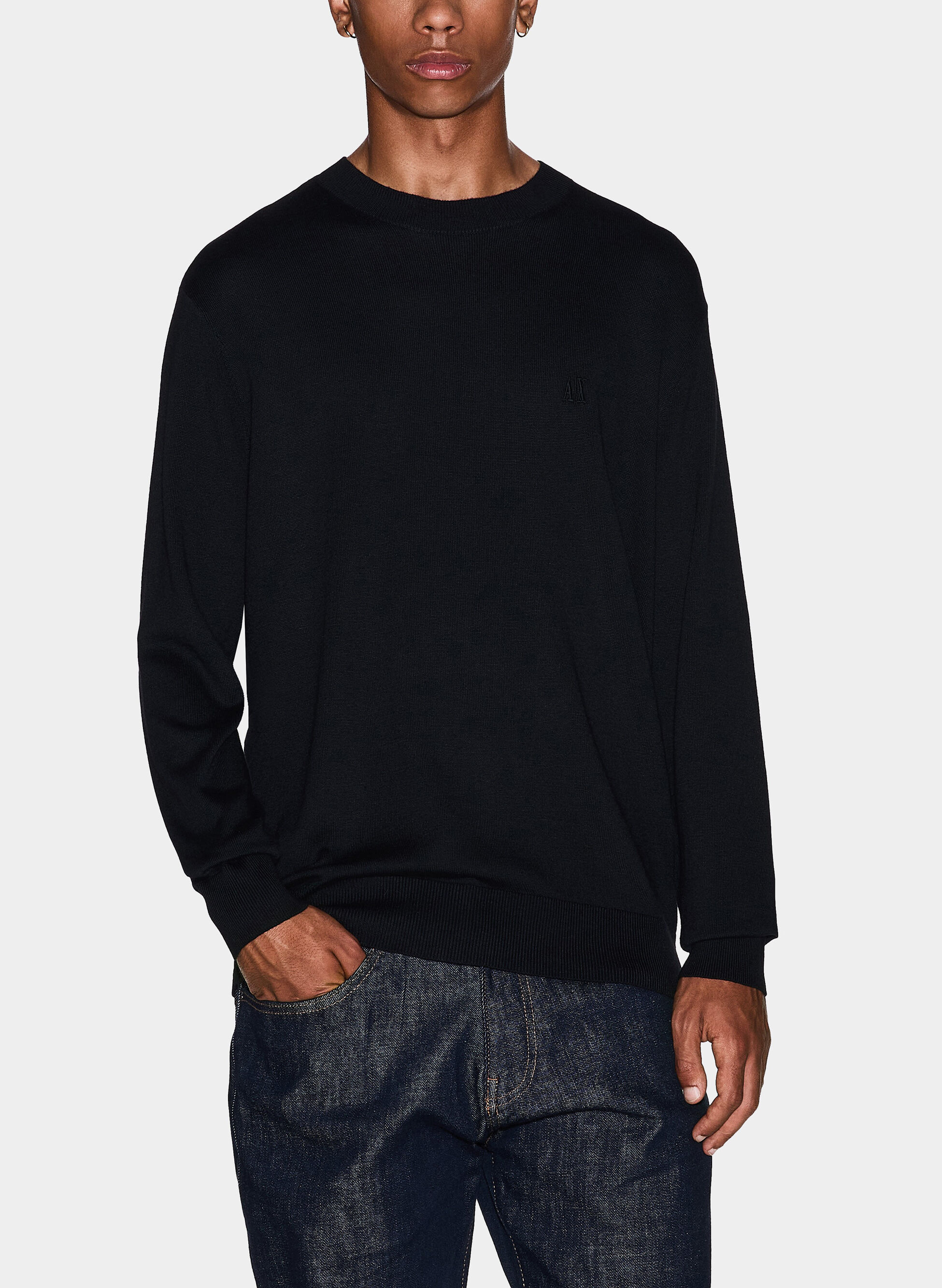 MAGLIONE COTONE GIROCOLLO