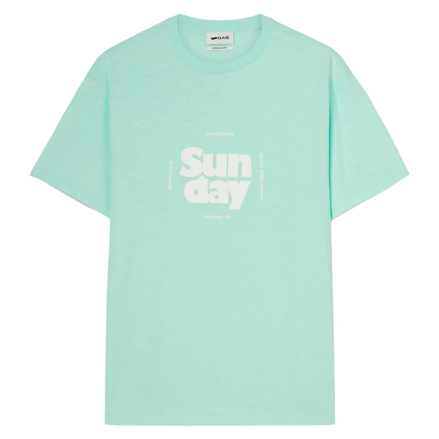 GAS ARNOUX JERSEY SLUB MC TEE
