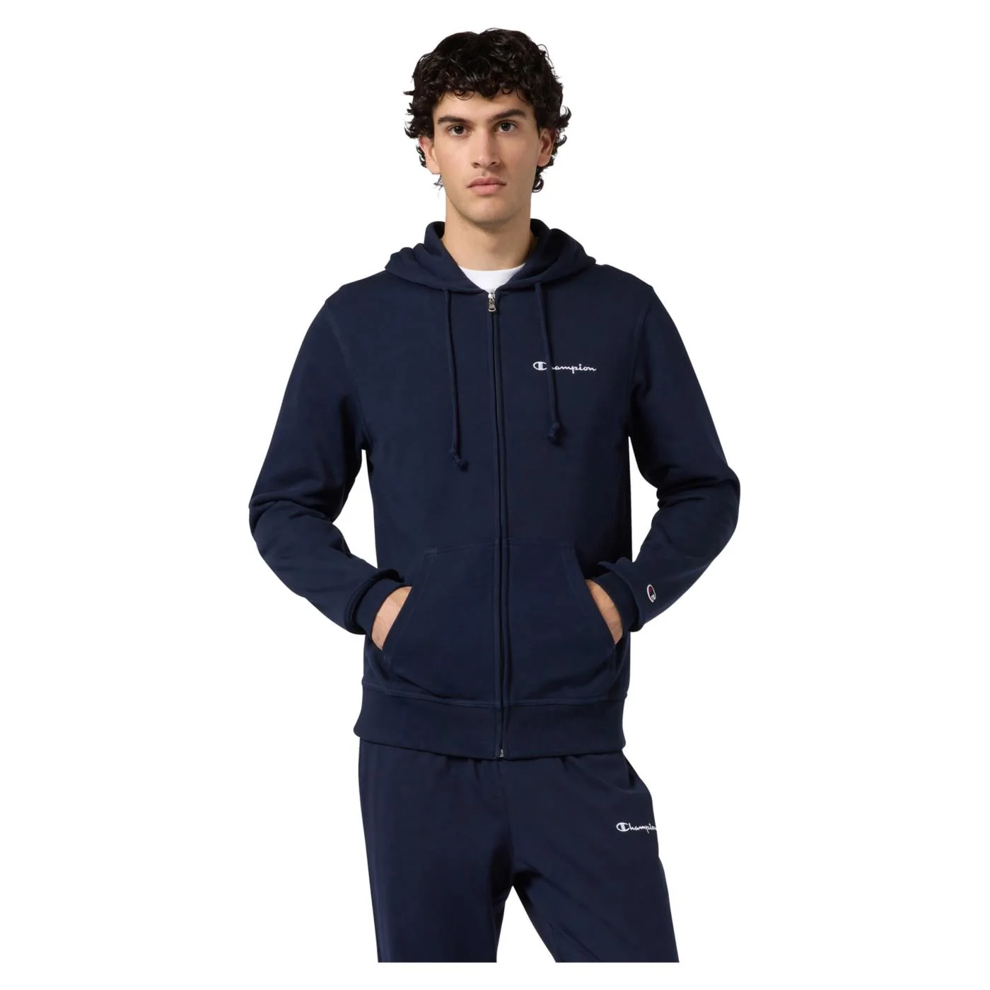 CHAMPION M HOODED FZ SWEATSHIRT — Animasportiva