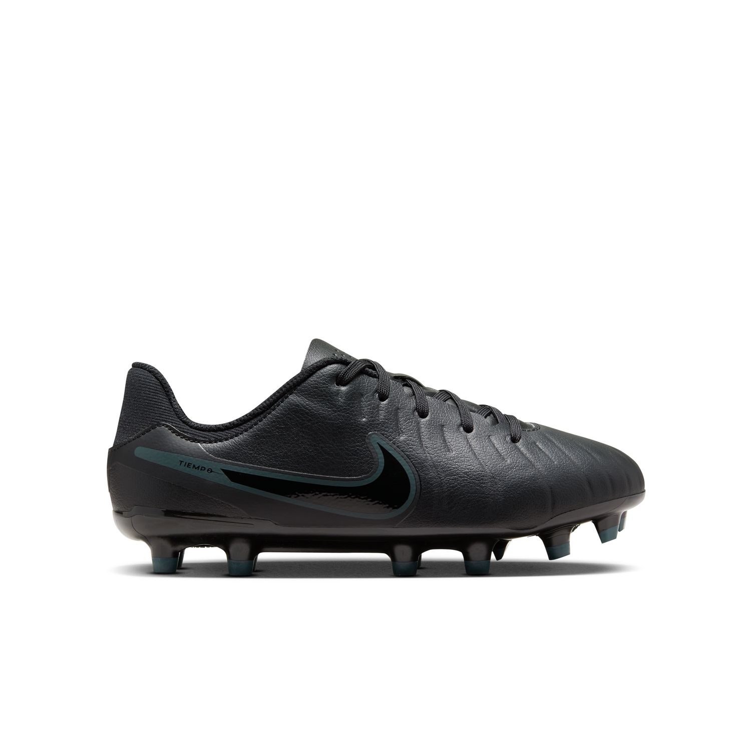 NIKE JR. TIEMPO LEGEND 10 ACADEMY FG/MG BLACK/BLACK-DEEP JUNGLE