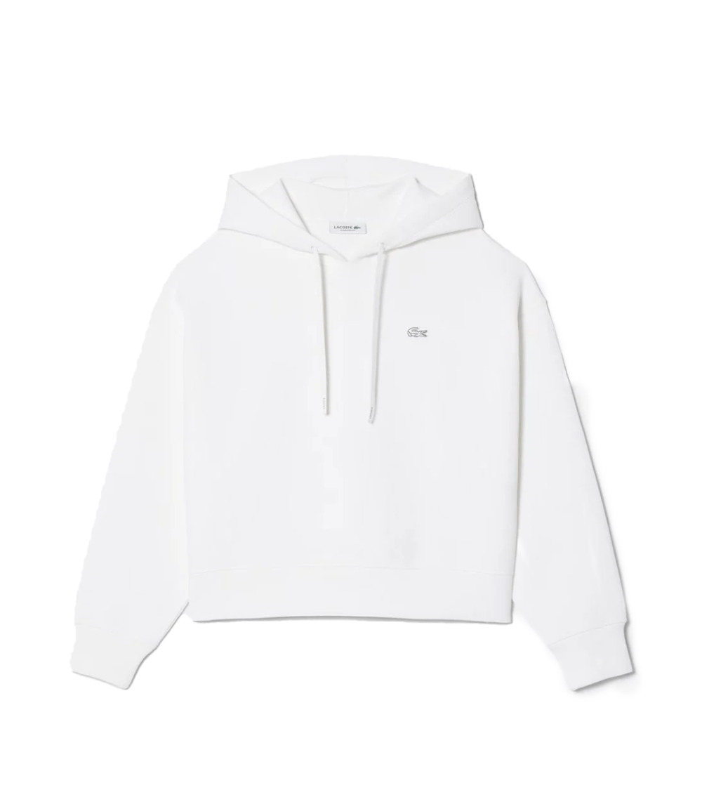 HOODIE LACOSTE WHITE WOMEN