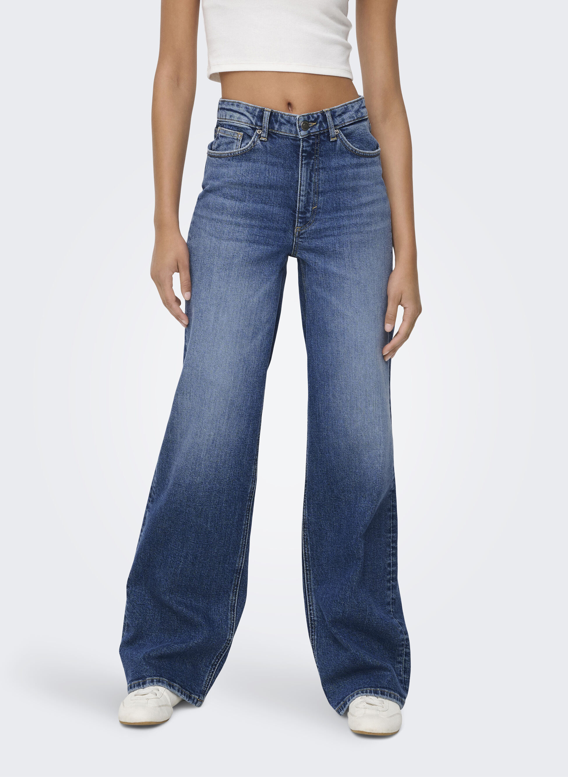 JEANS ONLJUICY VITA ALTA WIDE