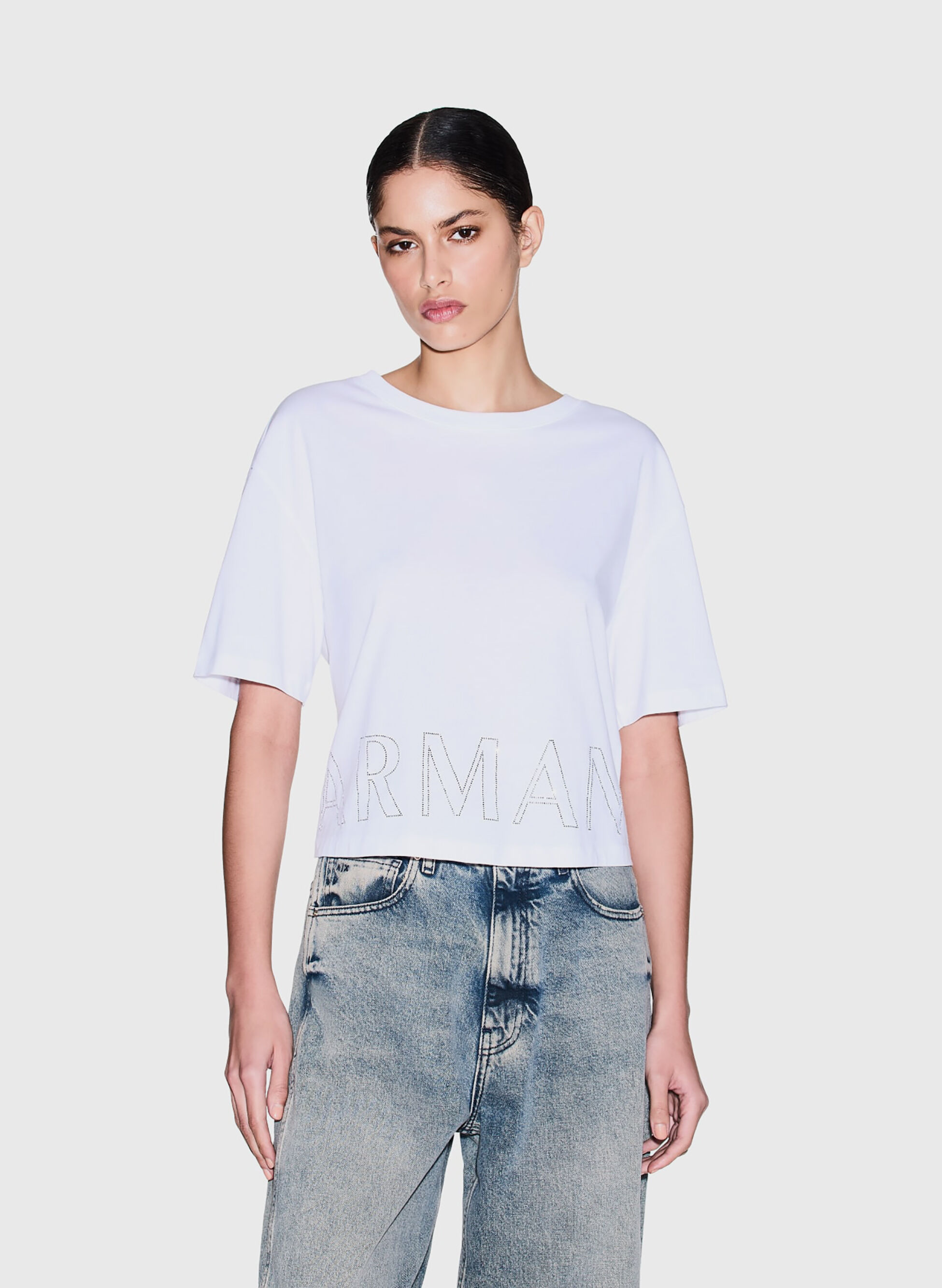 T-SHIRT CROP LOGO