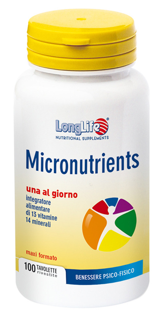 LONGLIFE MICRONUTRIENTS ALIMENTARE 100 TAVOLETTE
