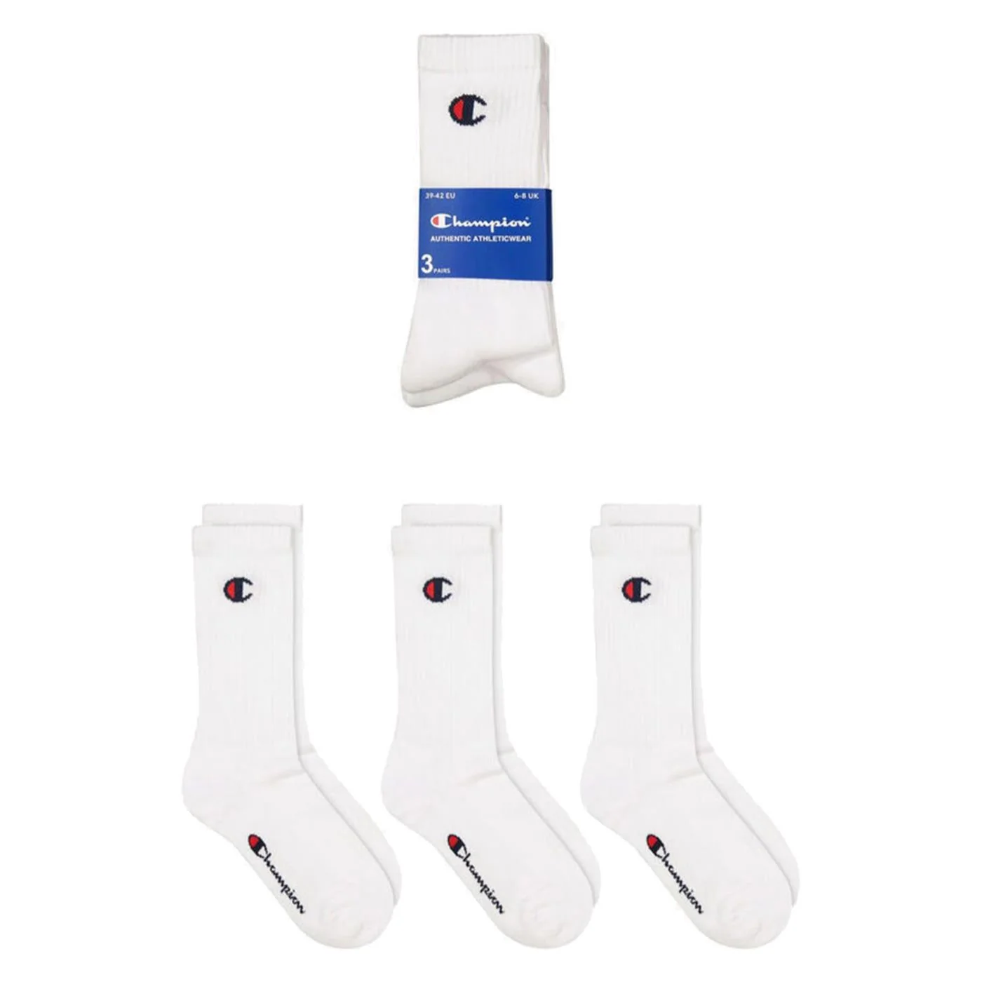 CHAMPION CALZINI 3 PAIA — Animasportiva
