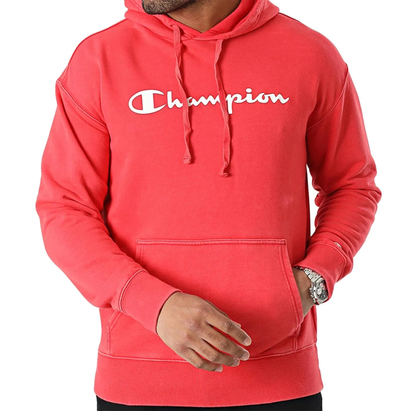 CHAMPION M HOODED SWEATSHIRT