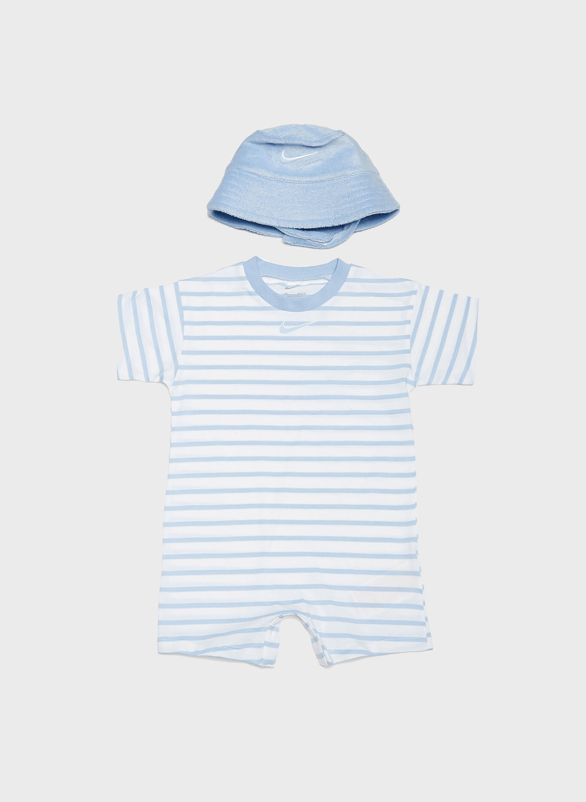 COMPLETO PAGLIACCETTO + CAPPELLINO RIGHE INFANT