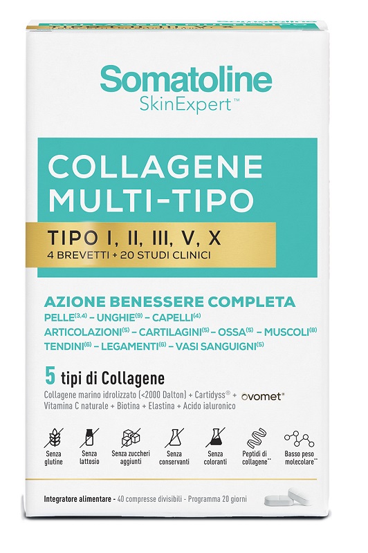 SOMATOLINE COLLAGENE MULTI TIPO 40 COMPRESSE