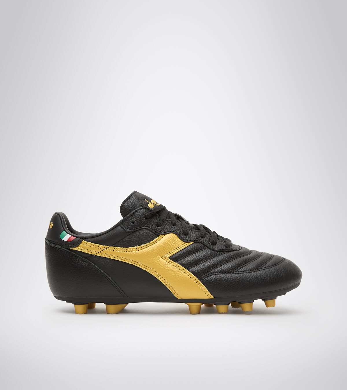 DIADORA BRASIL LT+ MDPU BLACK/GOLD DA UOMO