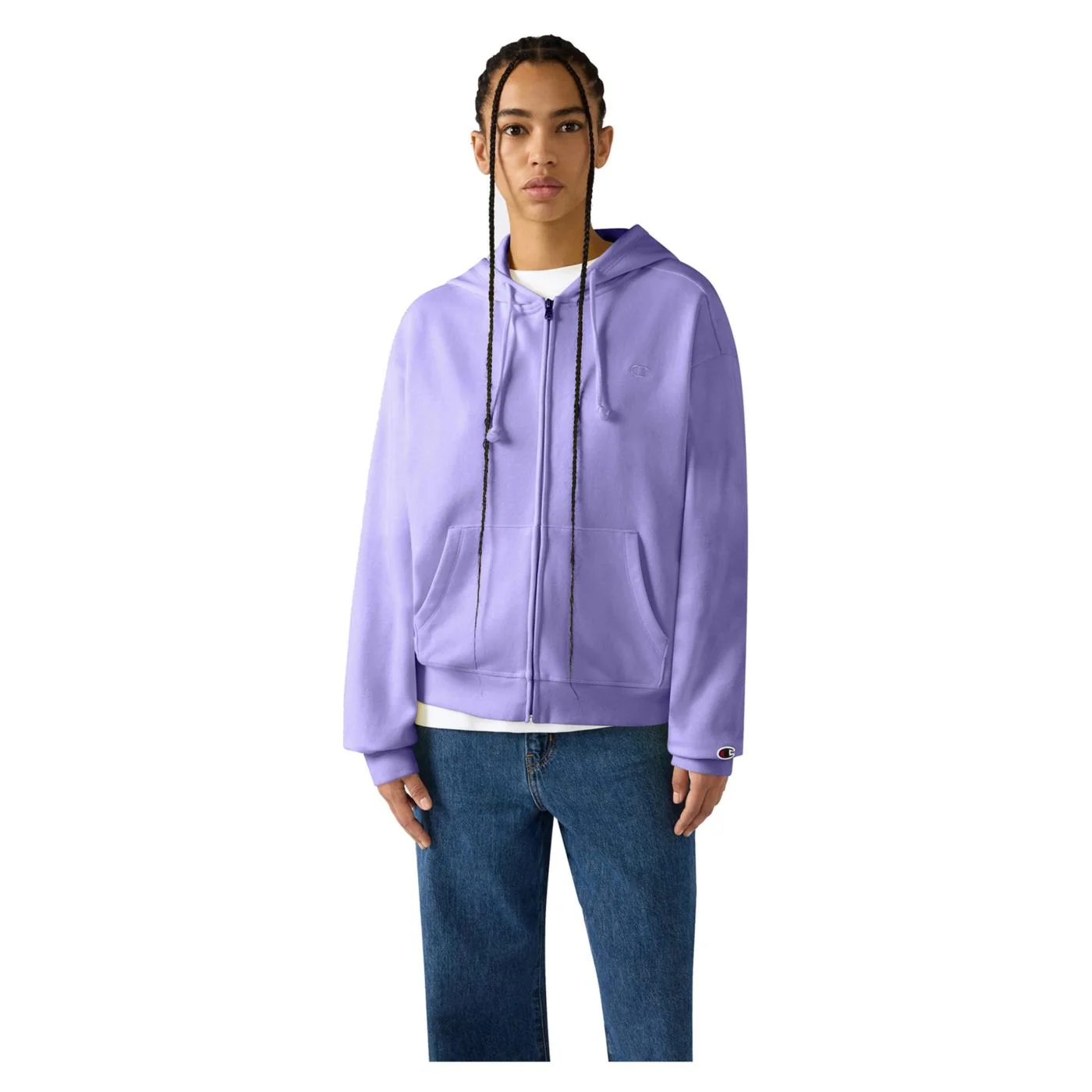 CHAMPION W FZ HOODIE SWEATSHIRT — Animasportiva