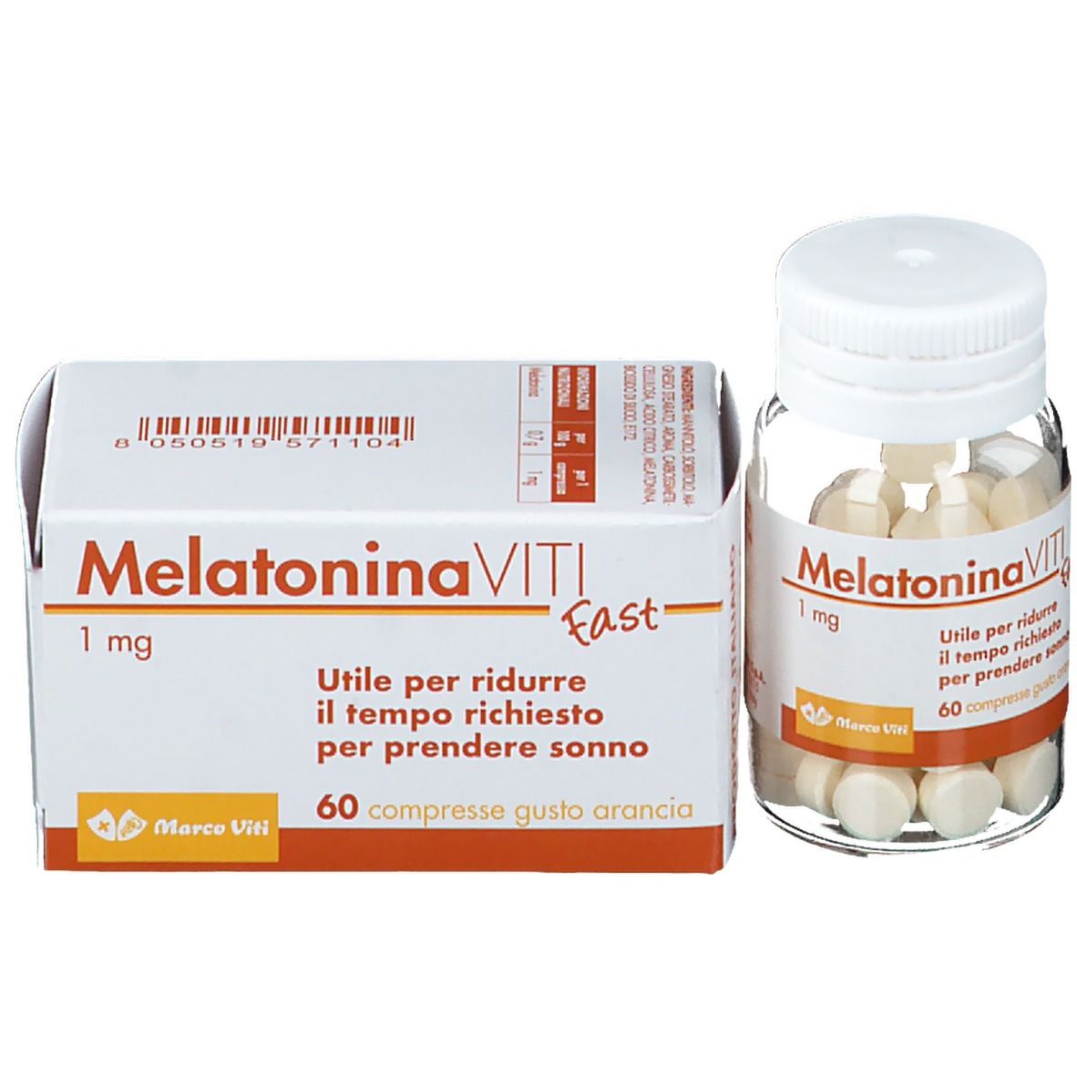 MARCO VITI MELATONINA VITI FAST 1 MG 60 COMPRESSE