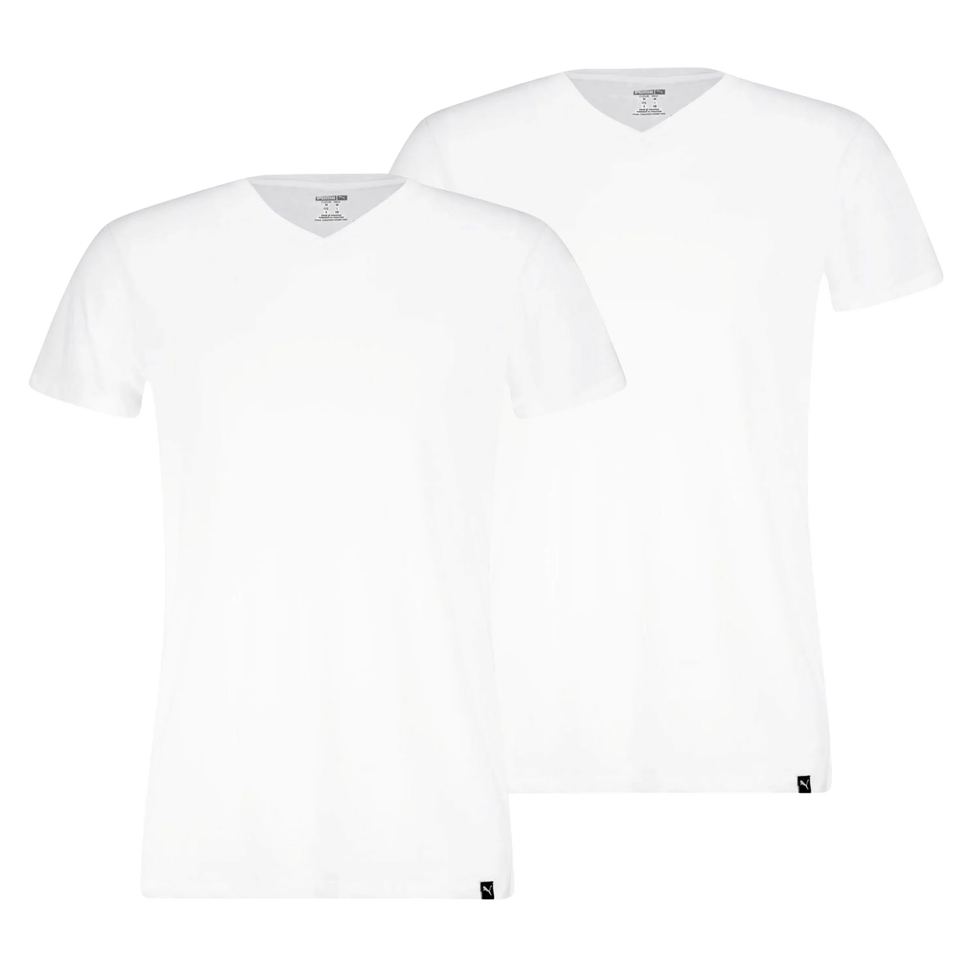 PUMA BASIC 2PK V-NECK TEE