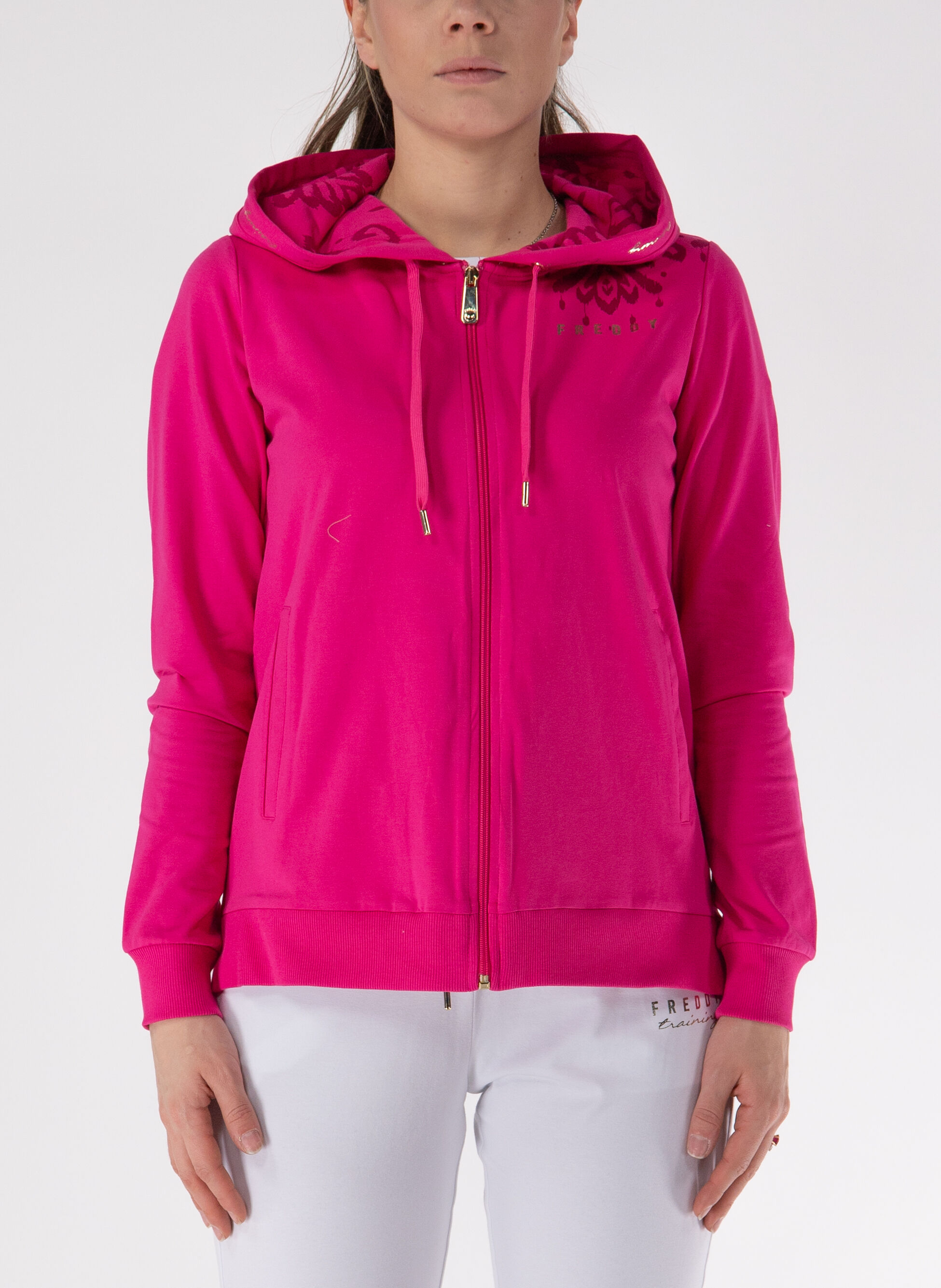 FELPA FULL ZIP LOGO FANTASIA