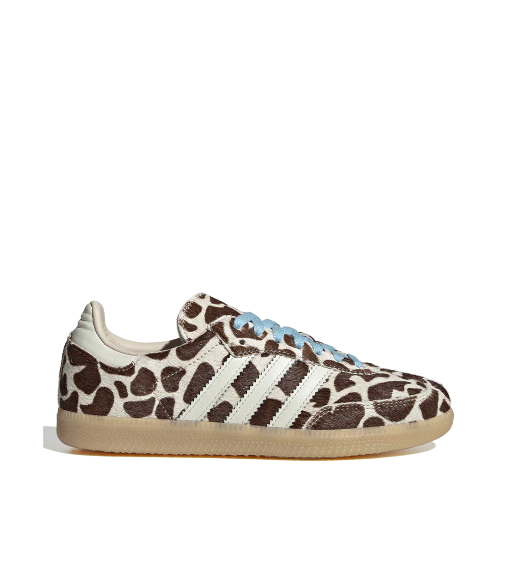 SHOES ADIDAS SAMBA OG GIRAFFE BROWN WHITE WOMEN