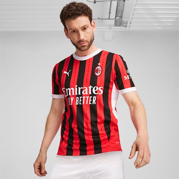 PUMA T-SHIRT AC MILAN HOME 24/25 REPLICA