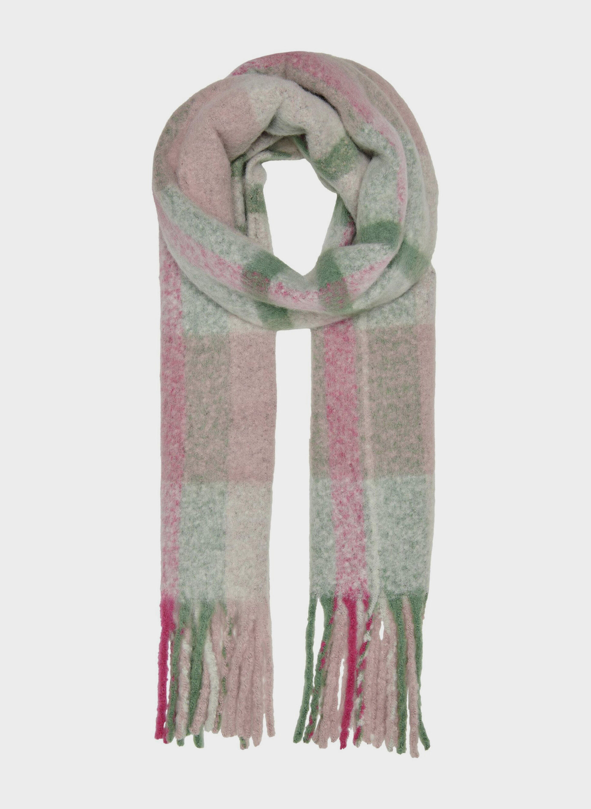 SCIARPA JENNA CHECK FRANGE