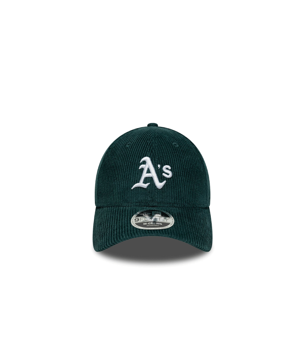 CAPPELLO NEW ERA CORD 9FORTY M-CROWN OAKLAND ATHLETICS VERDE UNISEX