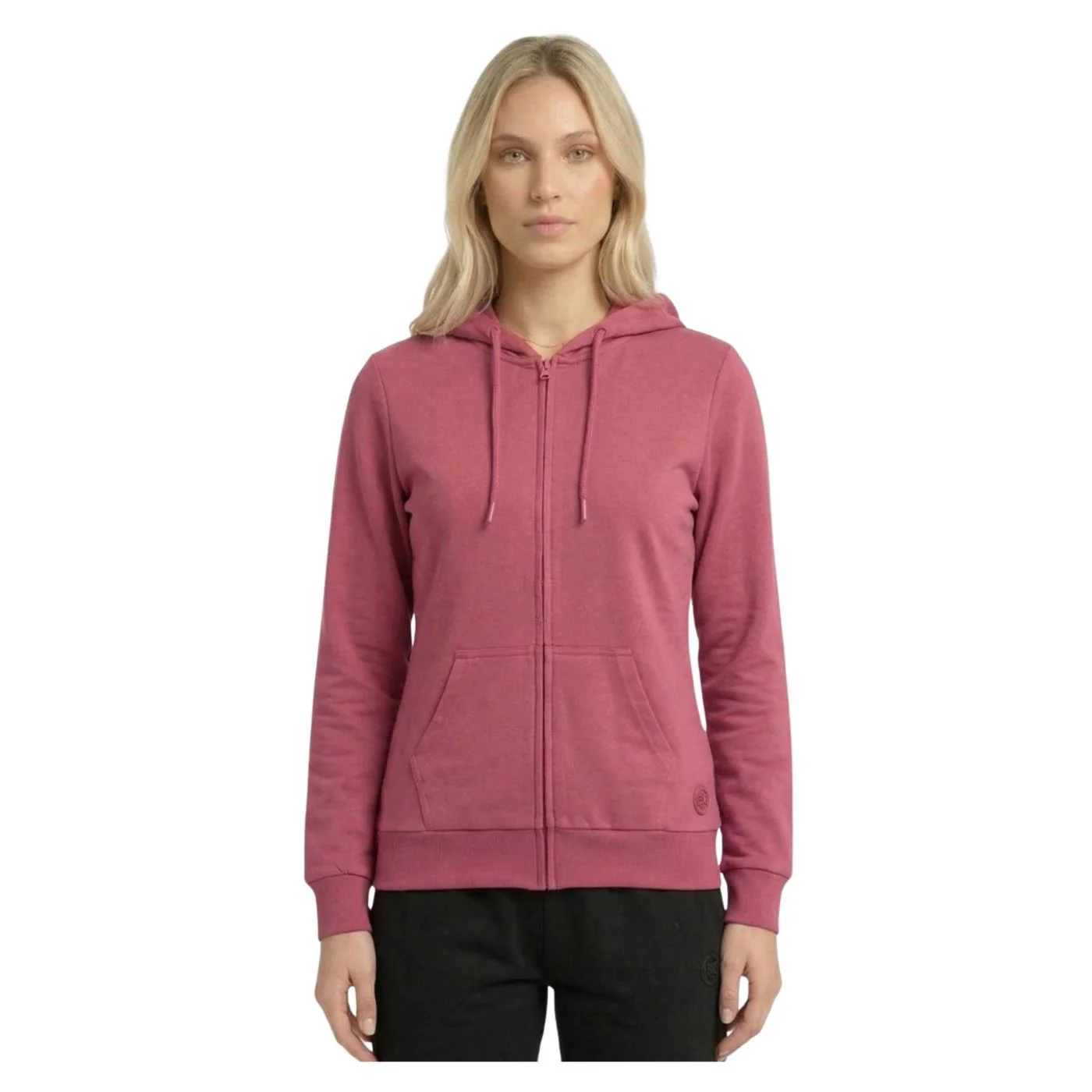 LEONE FELPA W FZ HOODIE STRETCH