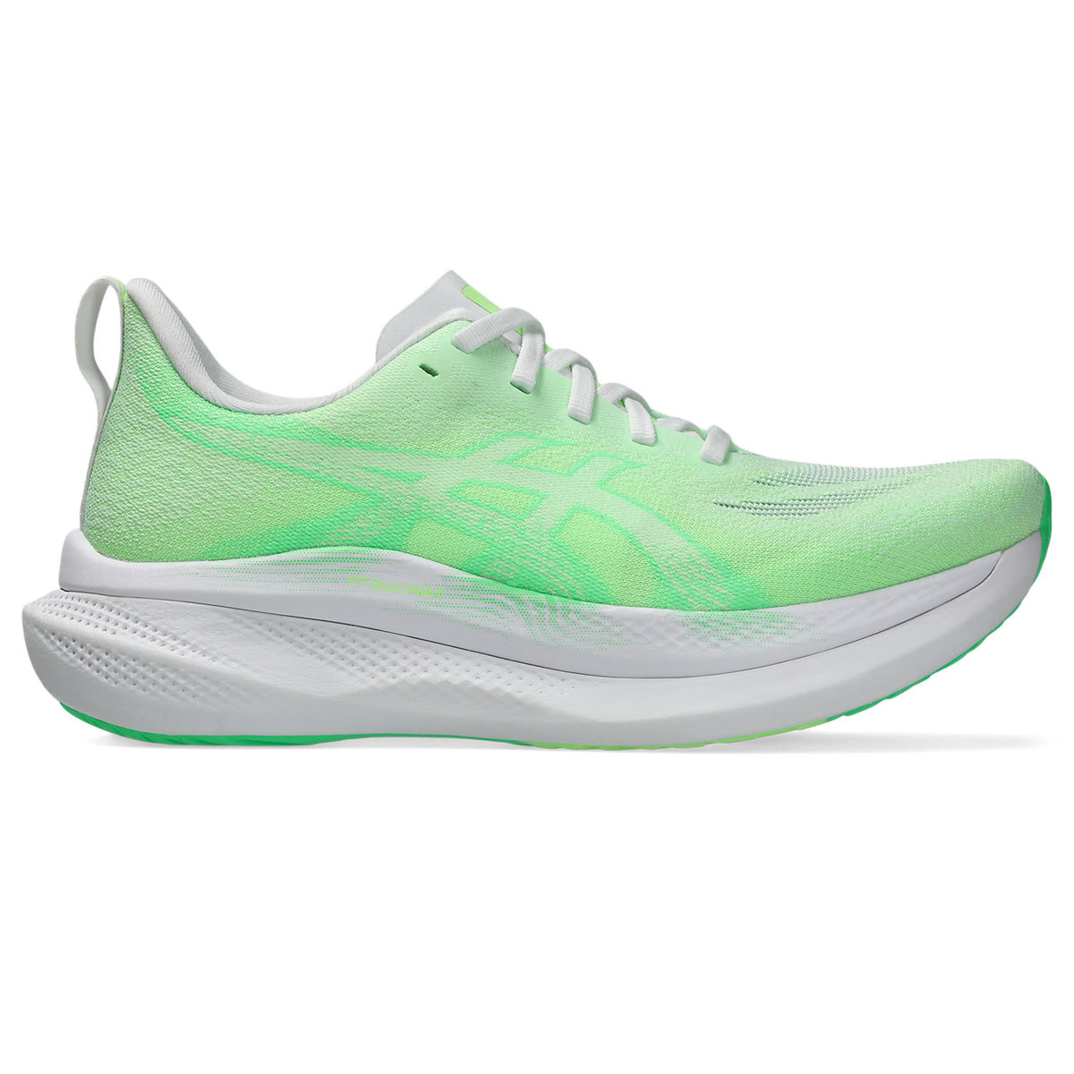 ASICS GLIDERIDE MAX 2 WHITE/VITAL GREEN DA DONNA