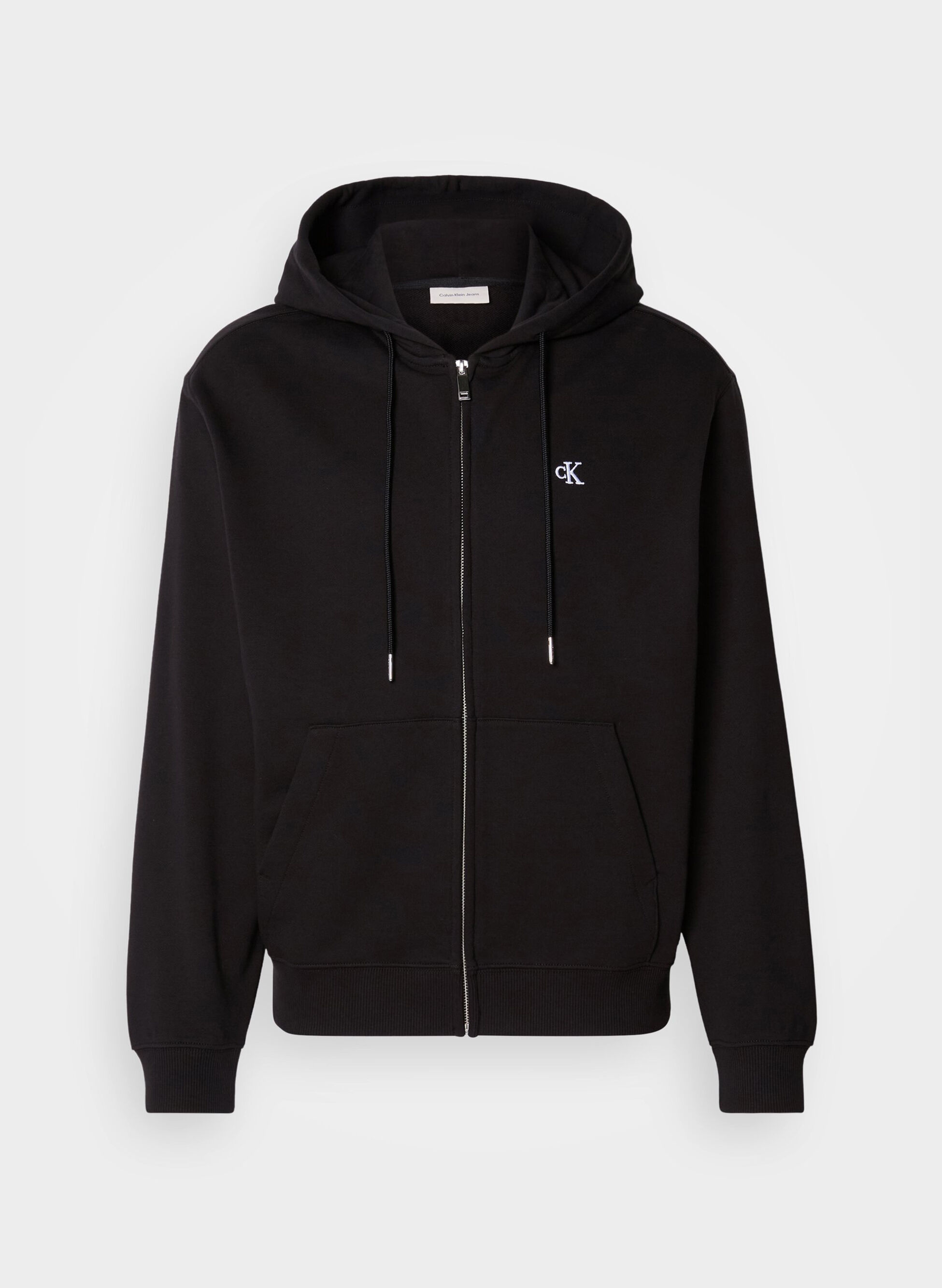 FELPA FULL ZIP CON MICRO LOGO