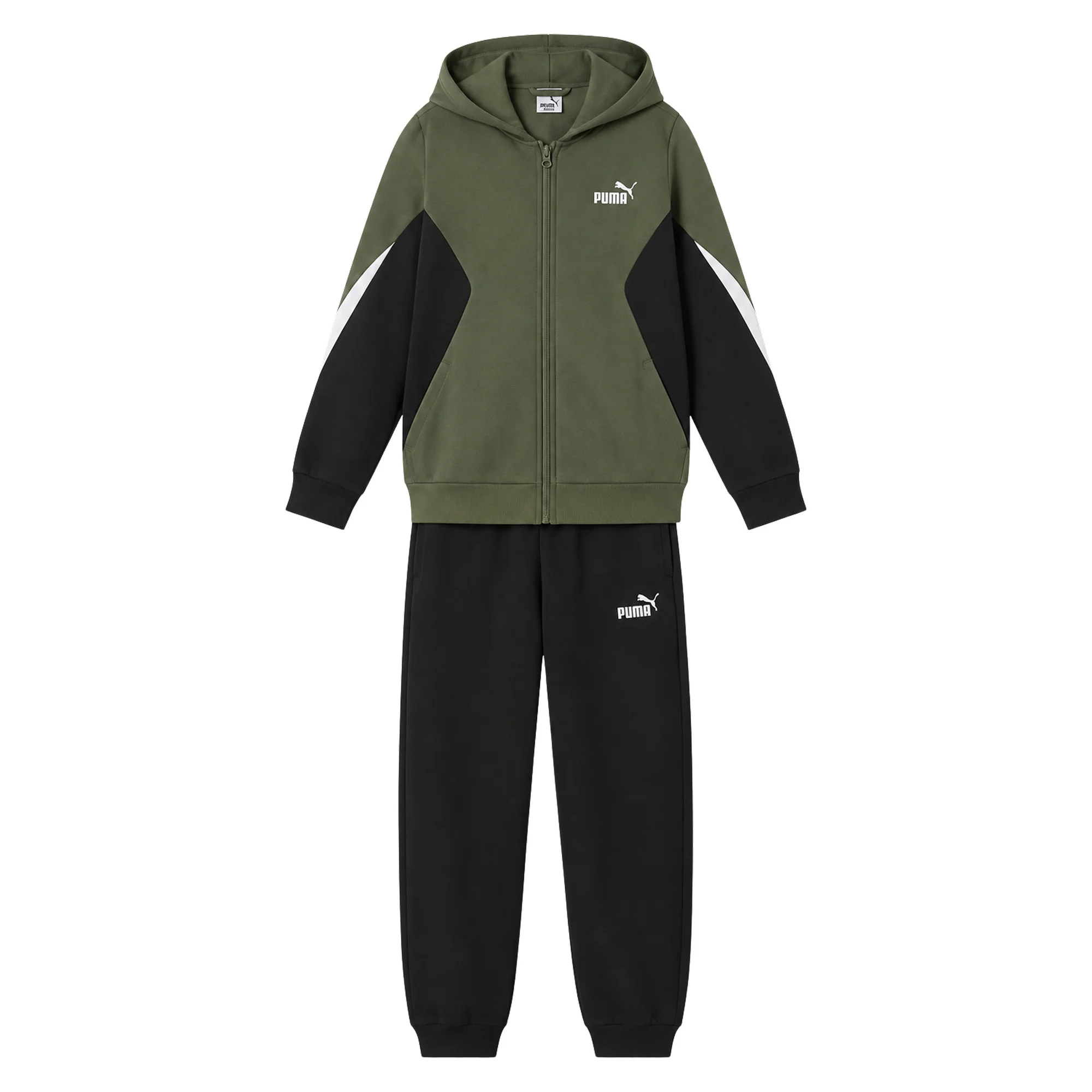 PUMA ESS BLOCK SWEAT SUIT JR — Animasportiva
