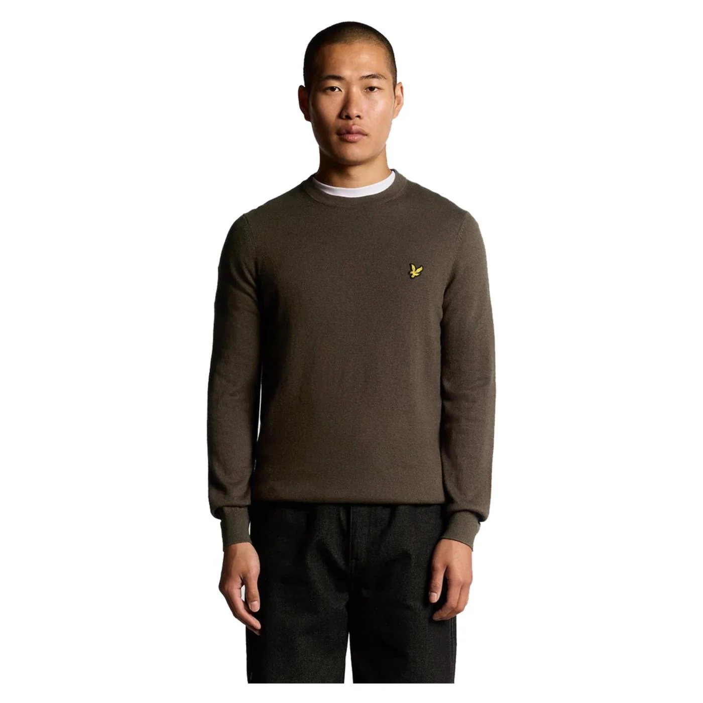 LYLE & SCOTT COTTON MERINO CREW JUMPER — Animasportiva