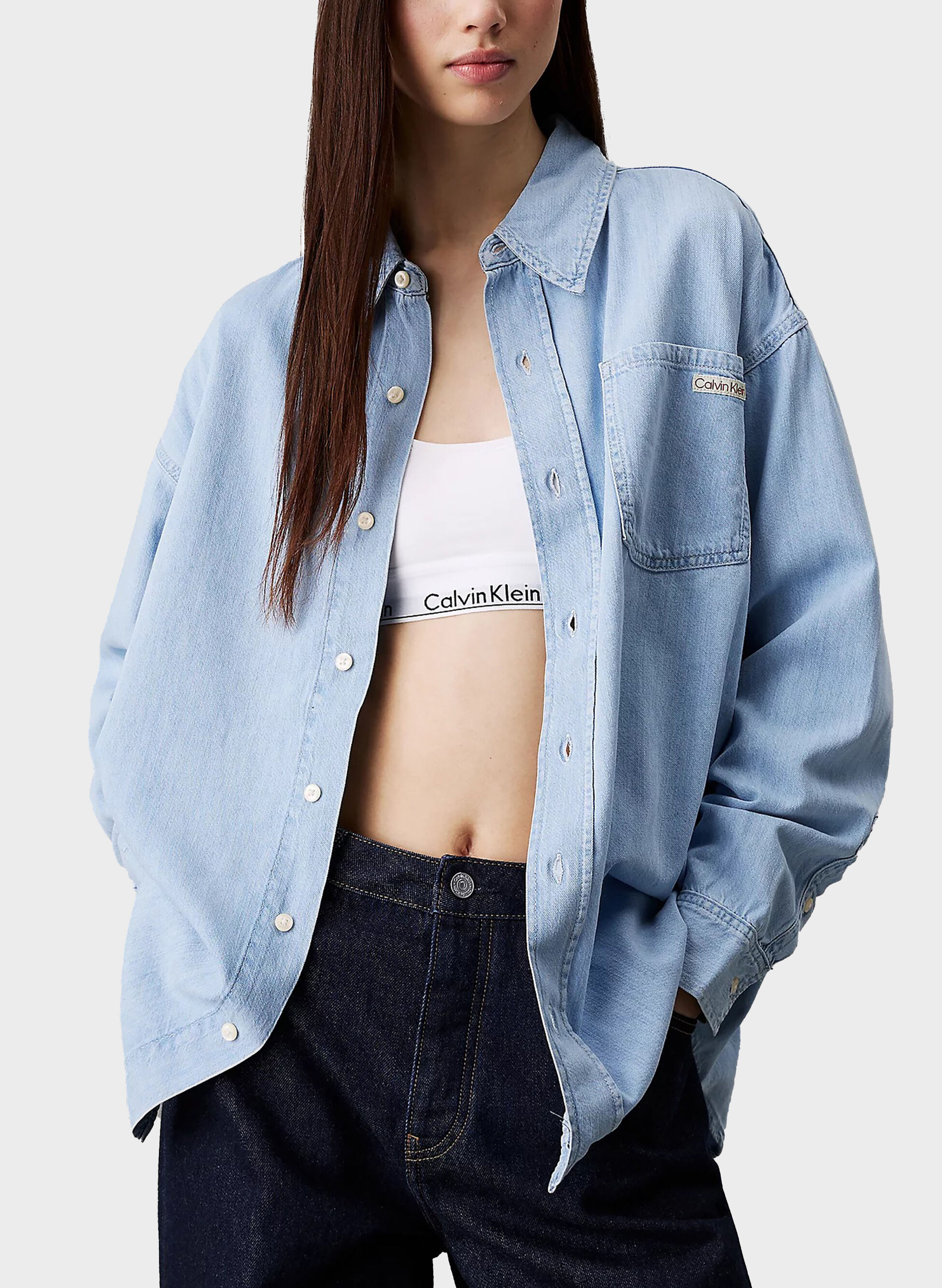 CAMICIA IN JEANS OVER