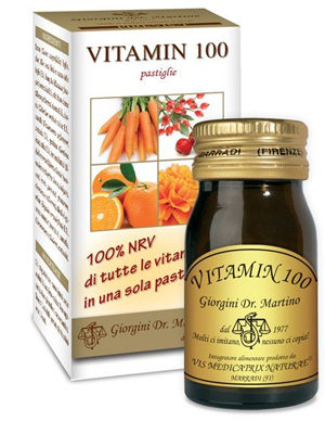 DR. GIORGINI VITAMIN 100 INTEGRATORE MULTIVITAMINICO 60 PASTIGLIE