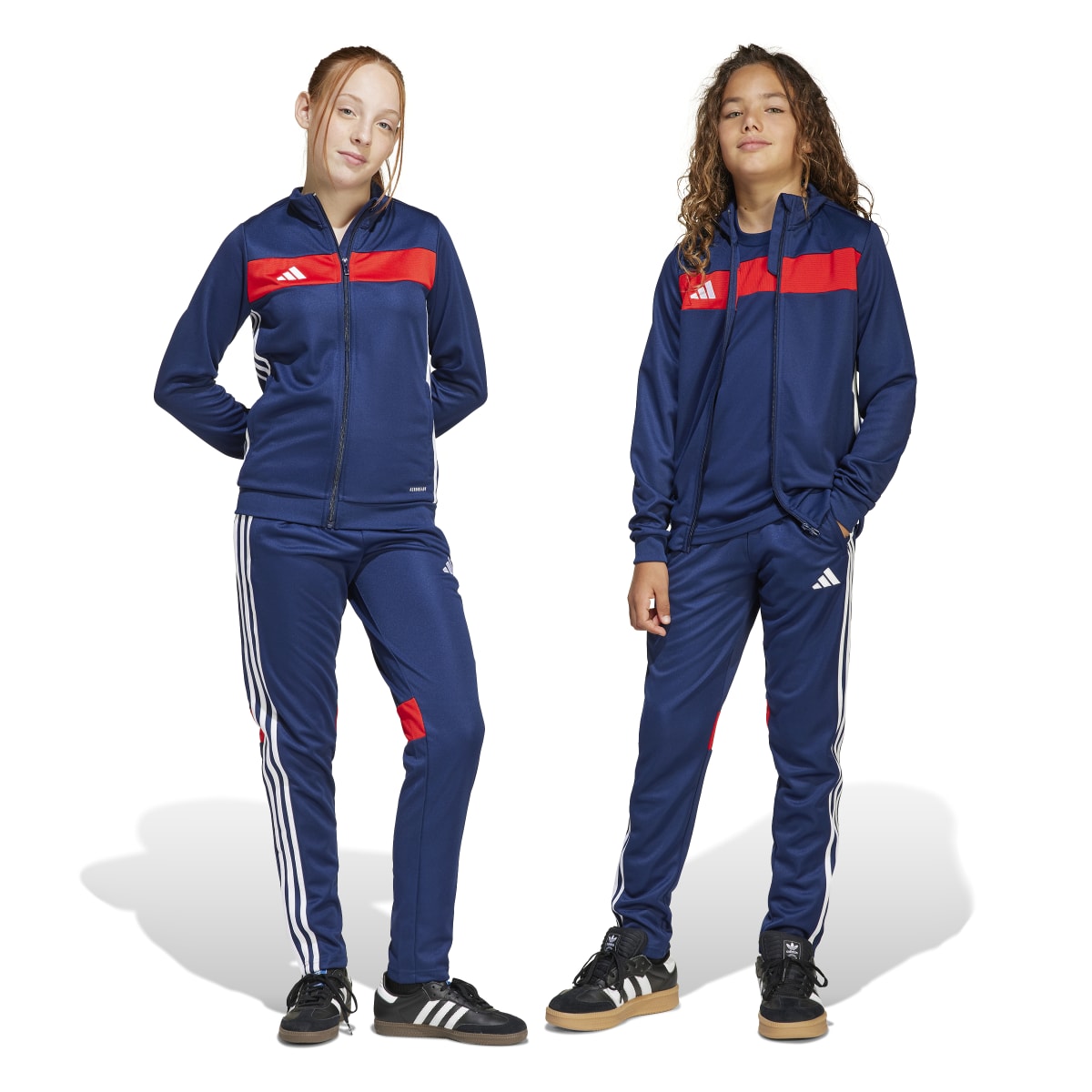 ADIDAS TUTA TIRO 25 ESSENTIALS JUNIOR NABY BLUE/RED