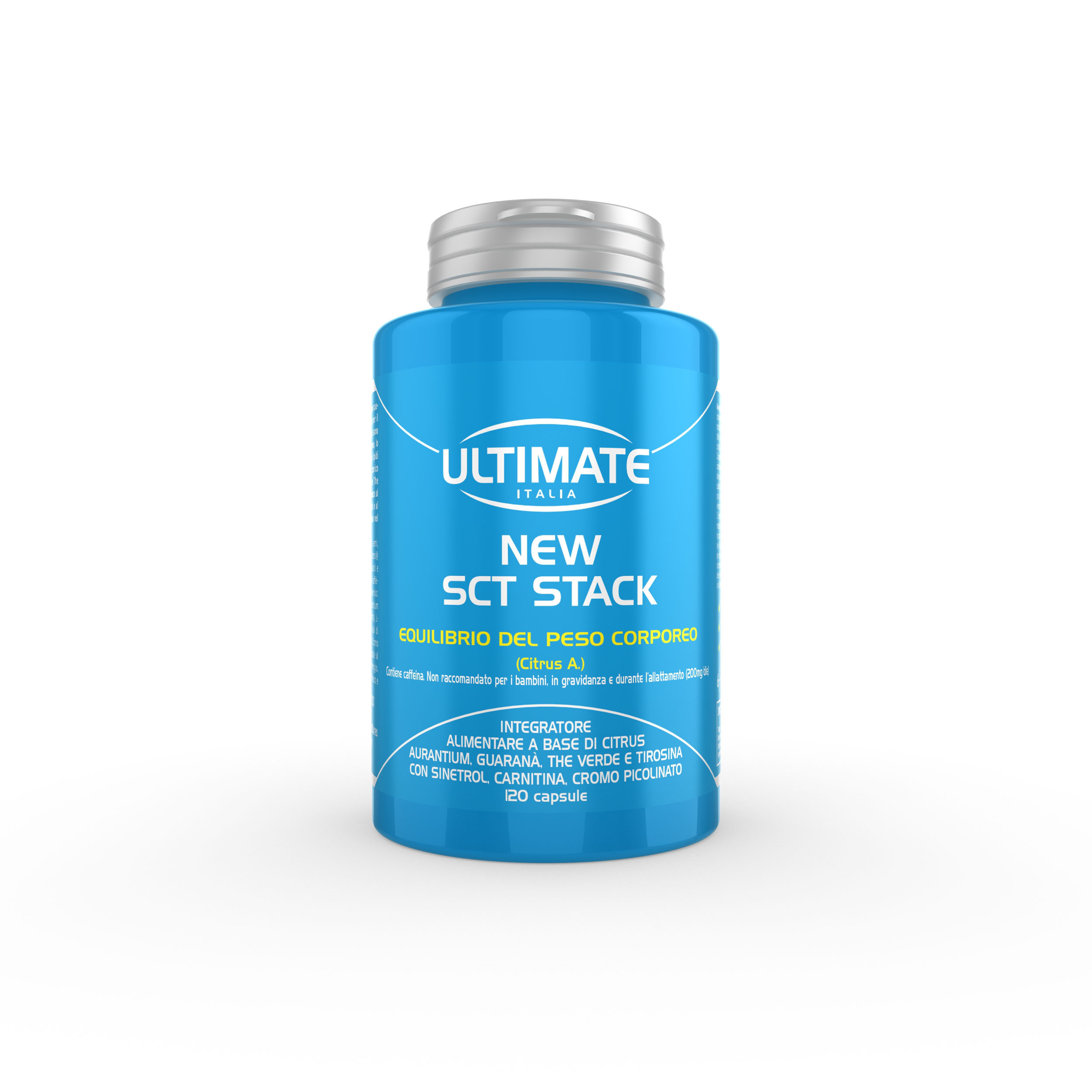 ULTIMATE ITALIA SCT STACK INTEGRATORE METABOLISMO BRUCIA CALORIE 120 CAPSULE